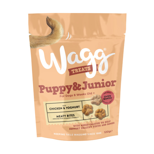 Wagg Puppy/Junior Treats, Chicken & Yoghurt 120g