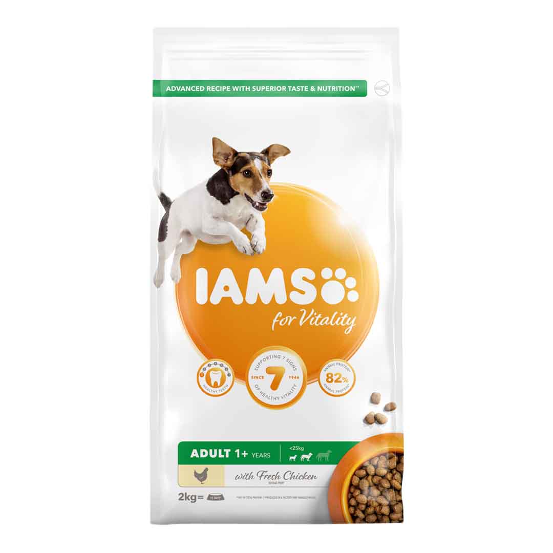 Iams Dog Food Adult Small/Medium Chicken 2kg