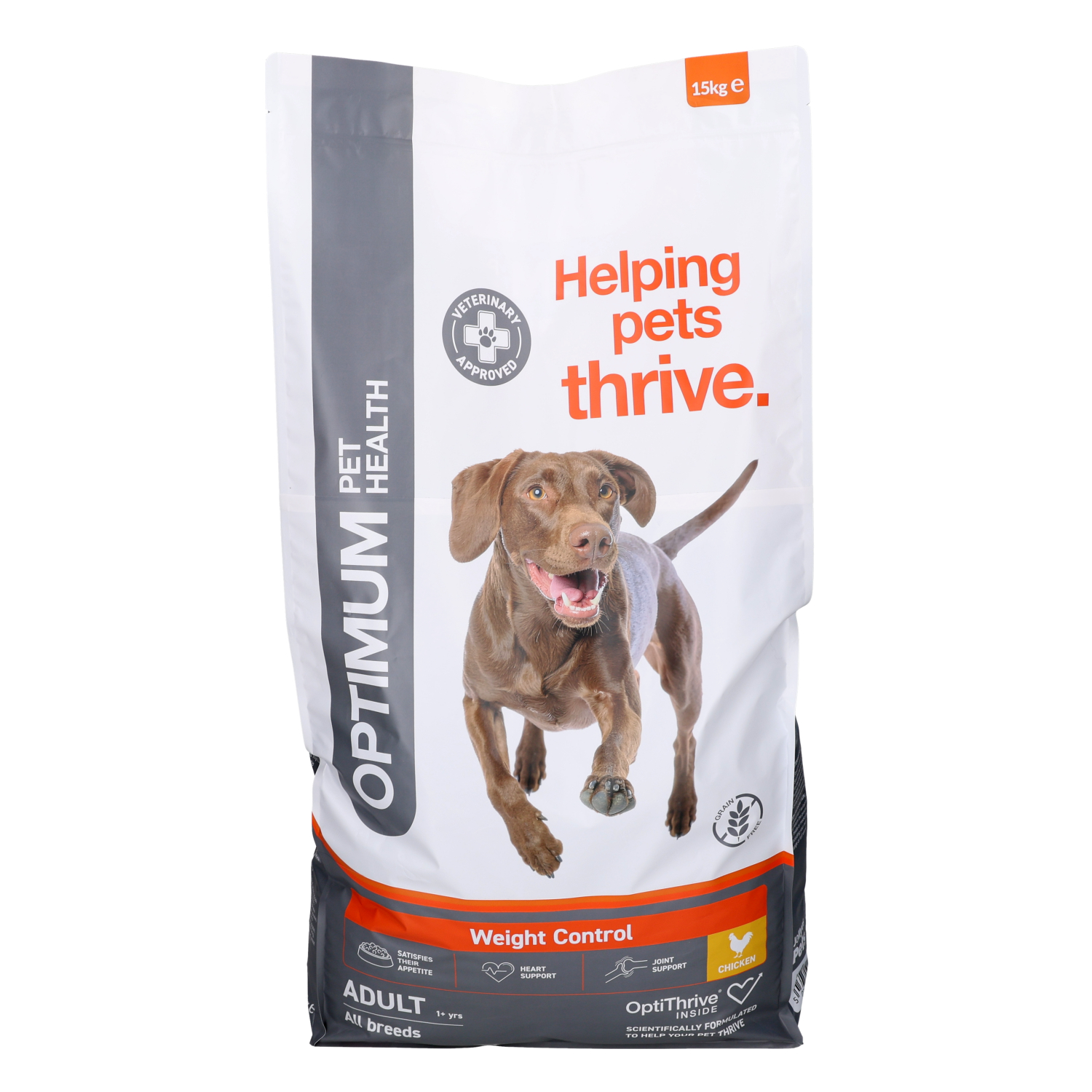 Optimum Pet Health Weight Control Adult Dry Dog Food, 15kg