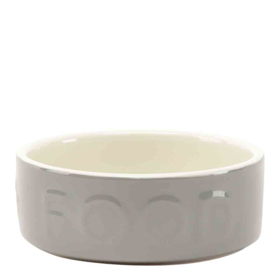 Scruffs Classic Cat Food Bowl, Grey, 13Cm