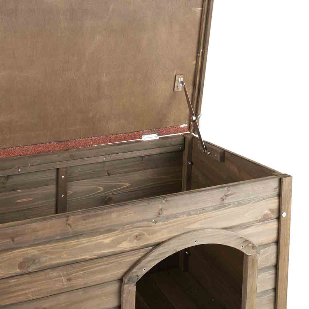 Cheeko Flat Roof Dog Cabin Medium