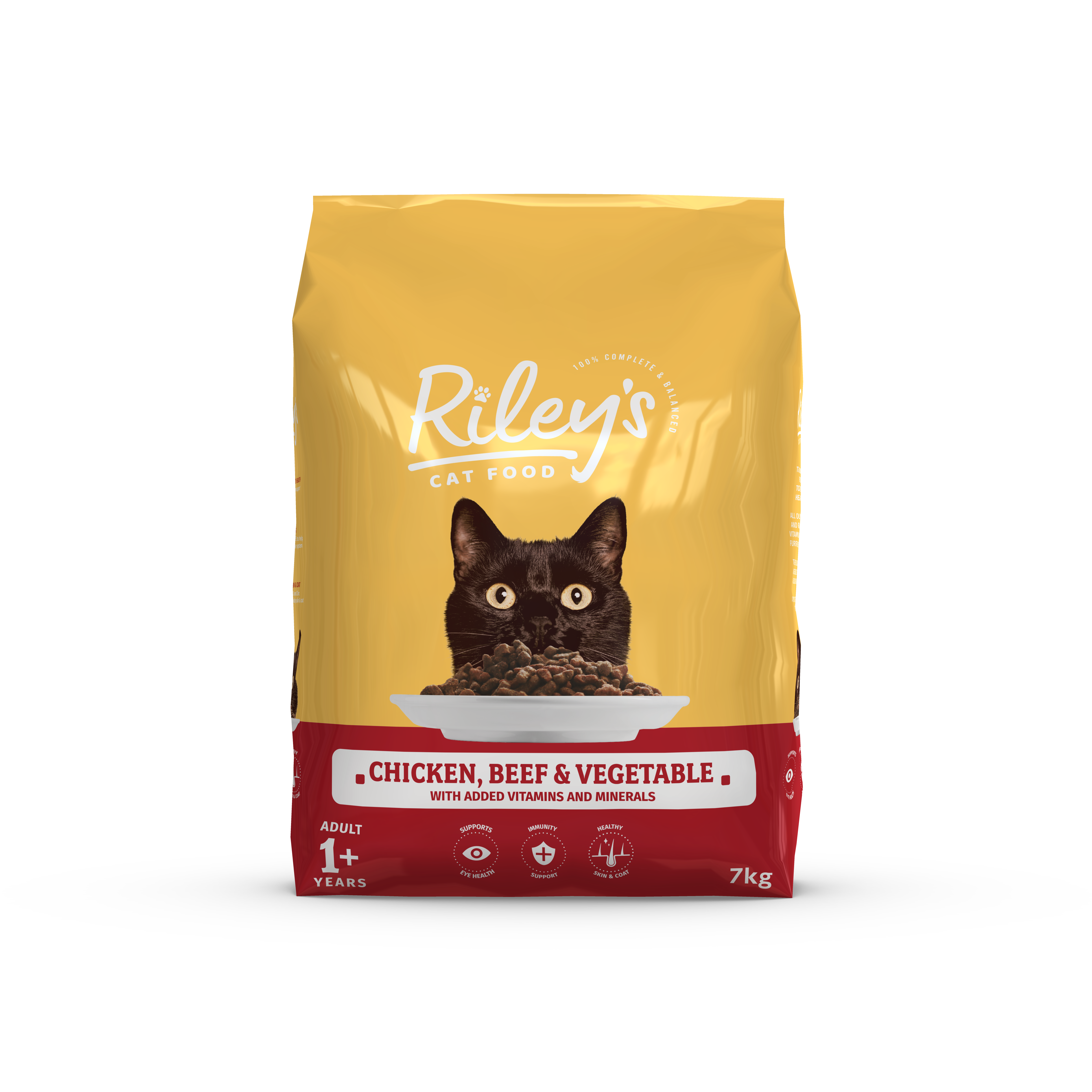 Riley's Chicken, Beef & Vegetable Dry Cat Food, 7kg