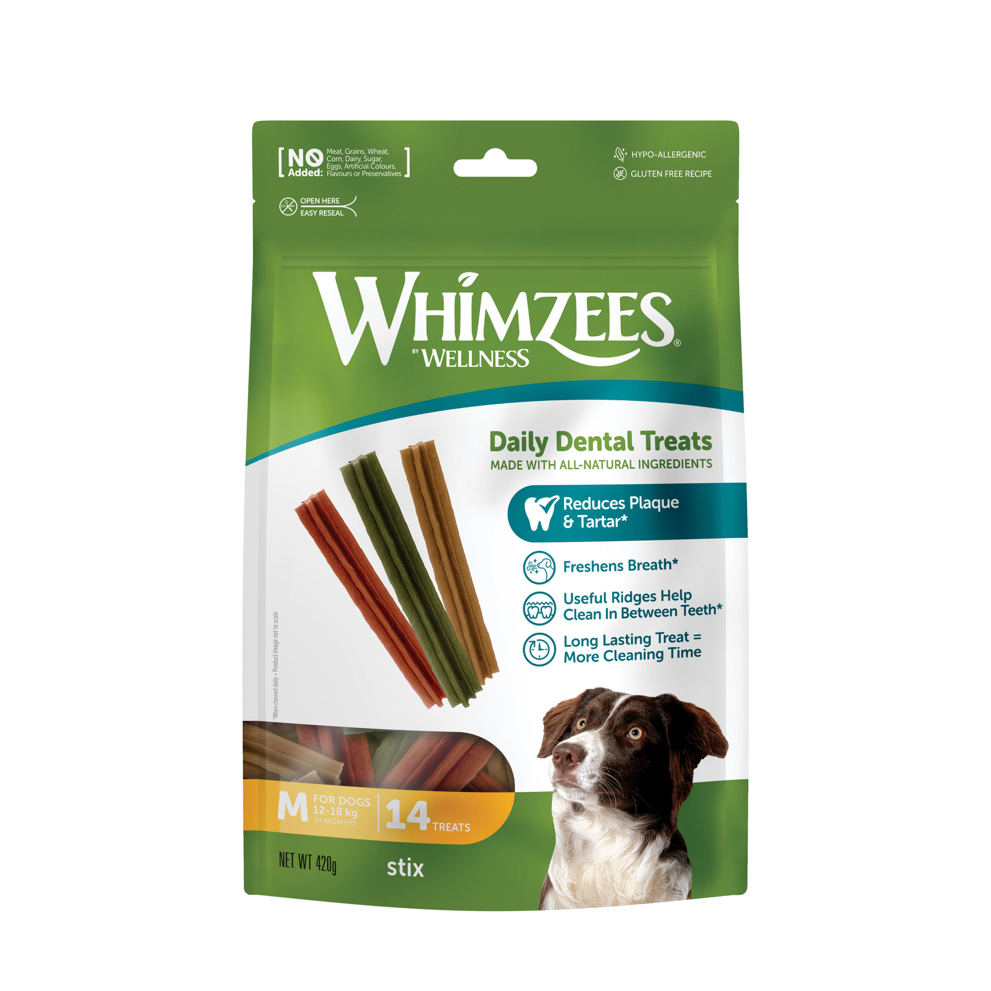 Whimzees Stix Medium 14 Pack