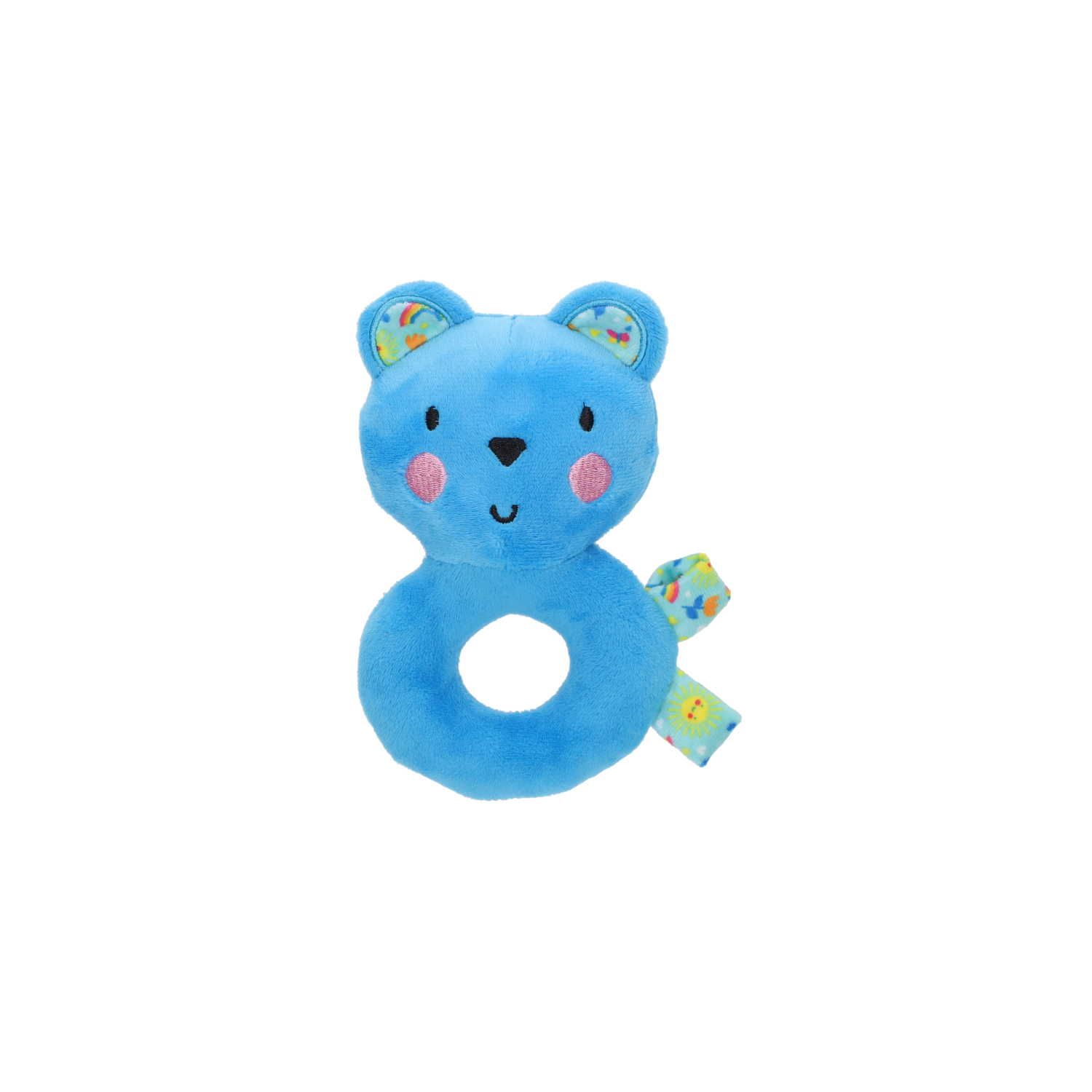 Rufus & Rosie Round Rattle Plush Puppy Toy