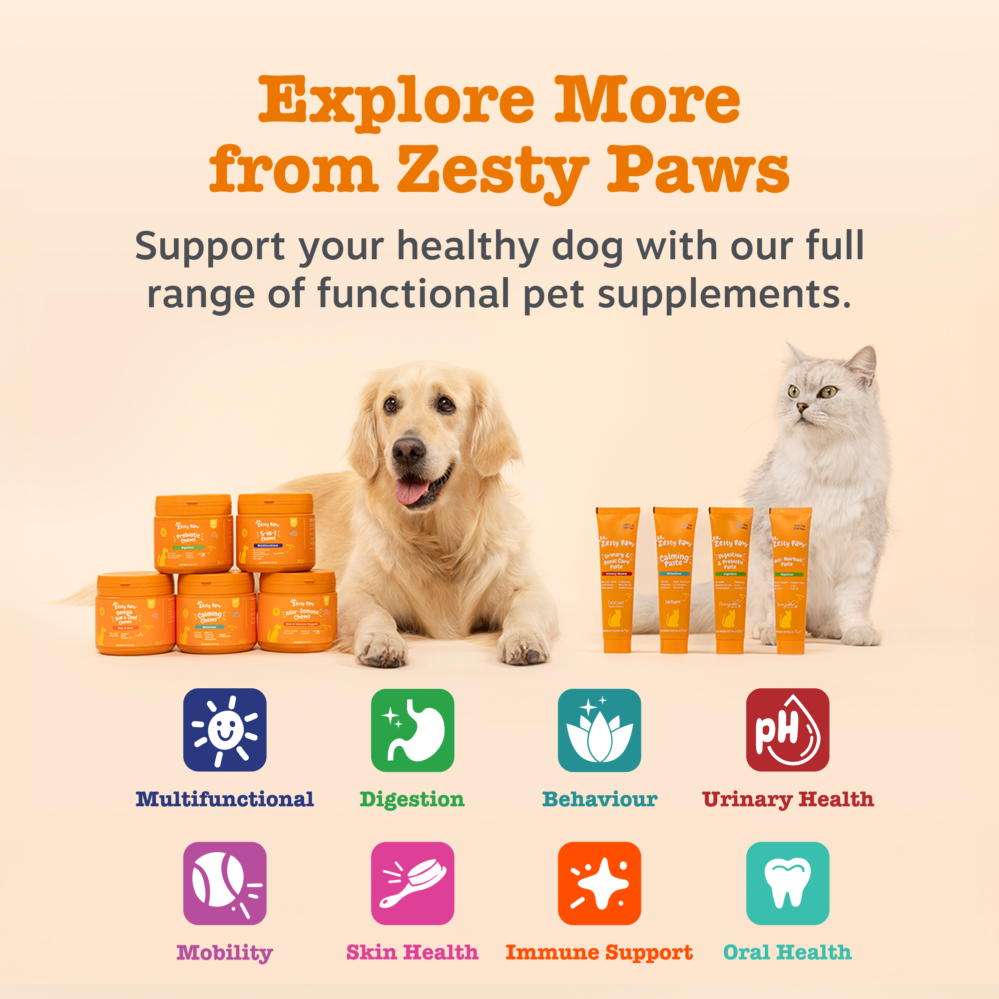 Zesty Paws 5-in-1 Multivitamins for Dogs