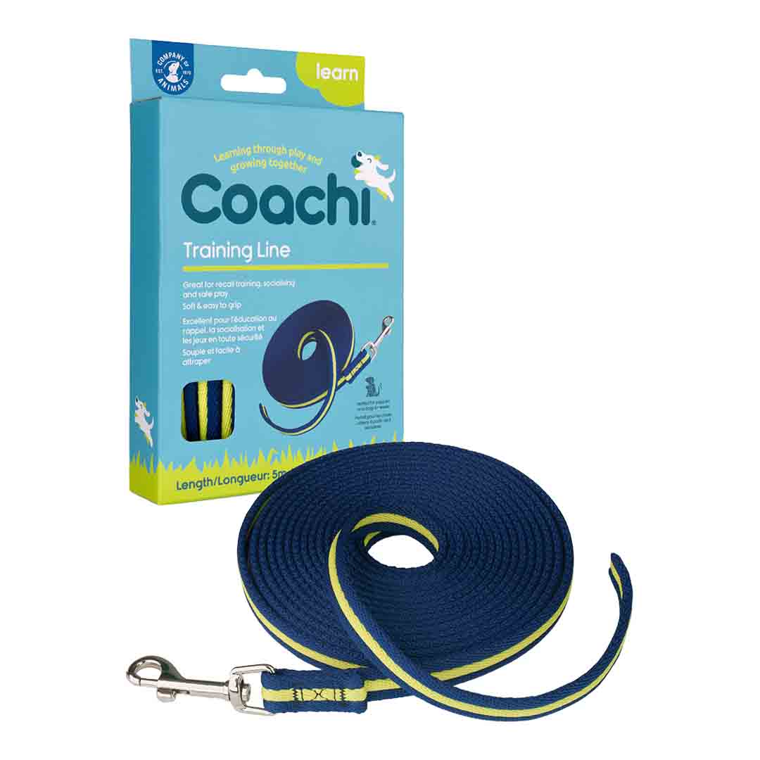 Coachi Training Line Navy & Lime 5m