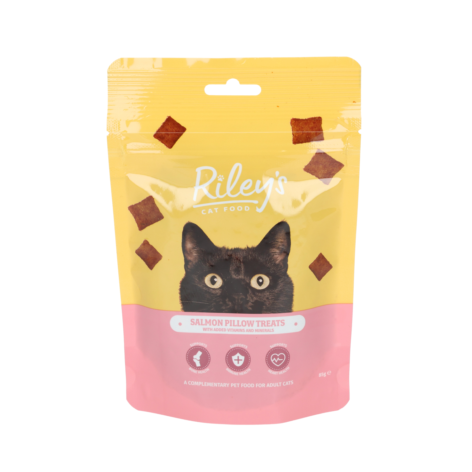 Riley's Salmon Cat Pillow Treat 85g