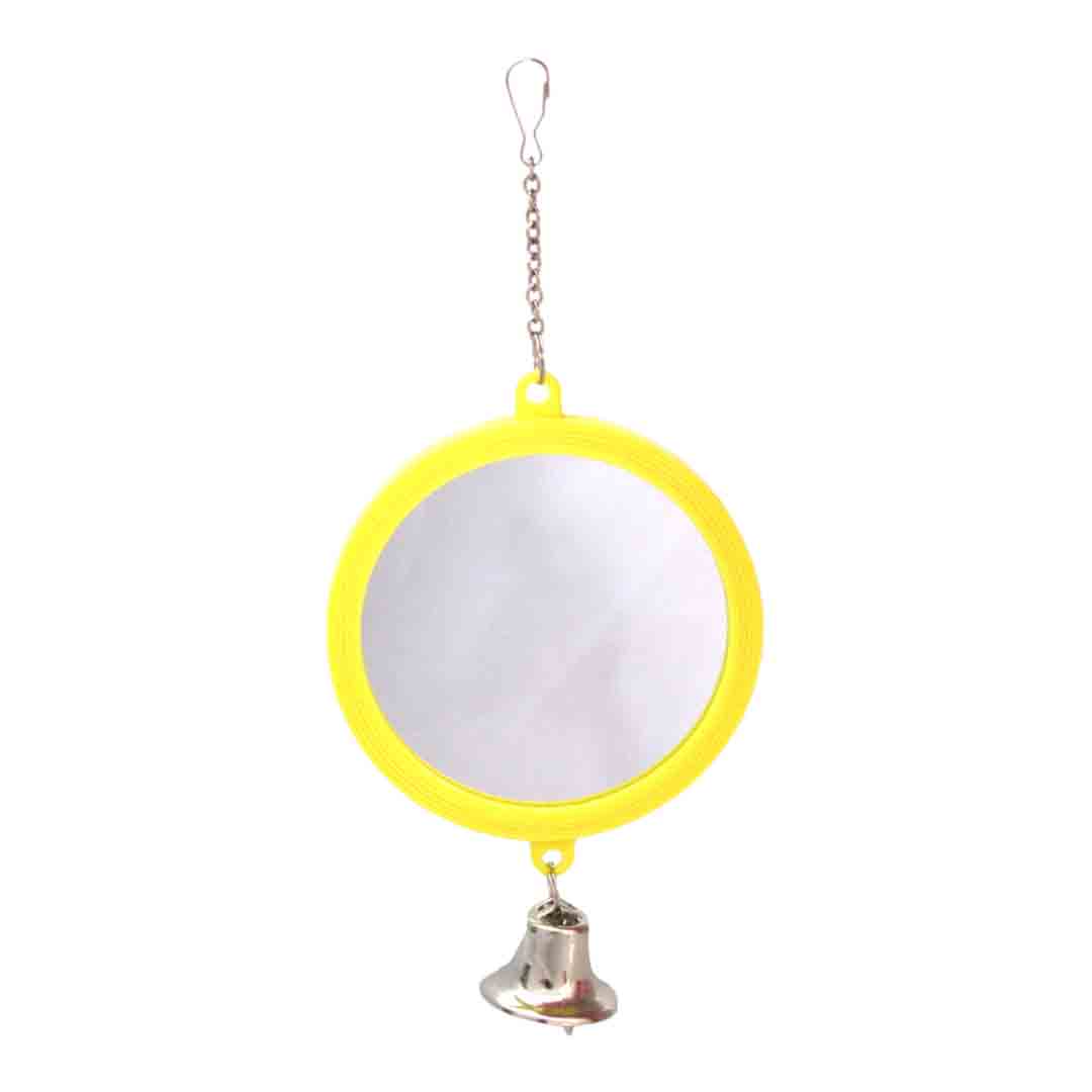 Beaks Double Sided Mirror and Bell Bird Toy