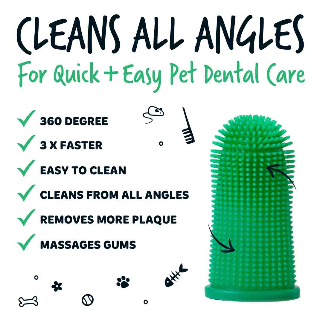 Bugalugs Dog Silicone Finger Dental Brush