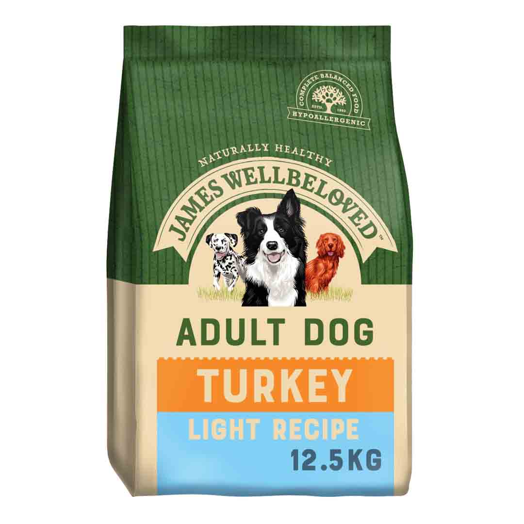 James Wellbeloved Dog Light Turkey & Rice Dry Dog Food, 12.5kg