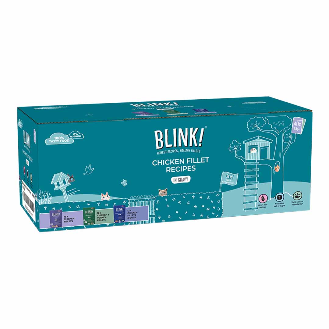 Blink Chicken Selection in Gravy Bulk Pack 40x85g