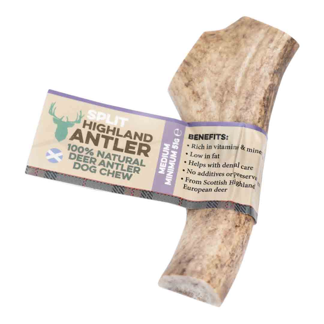Split Antler Dog Chew, Medium