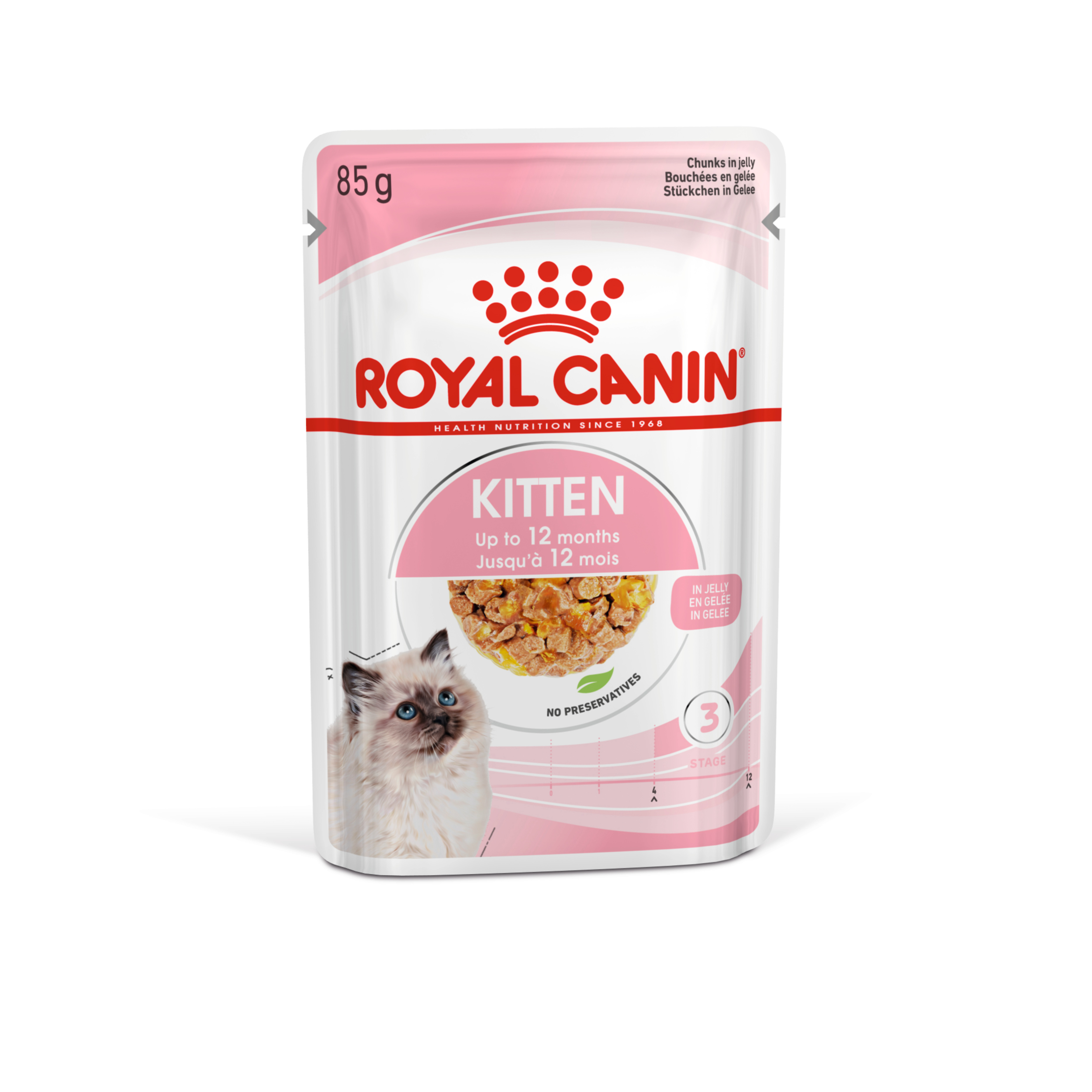 Royal Canin Kitten Pouch Multipack in Jelly 48x85g