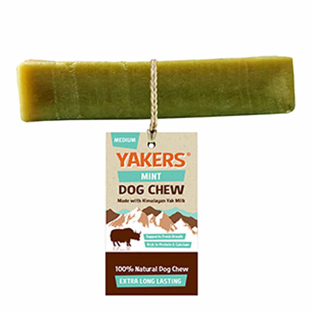 Yakers Mint Treat Dog Chew, Medium