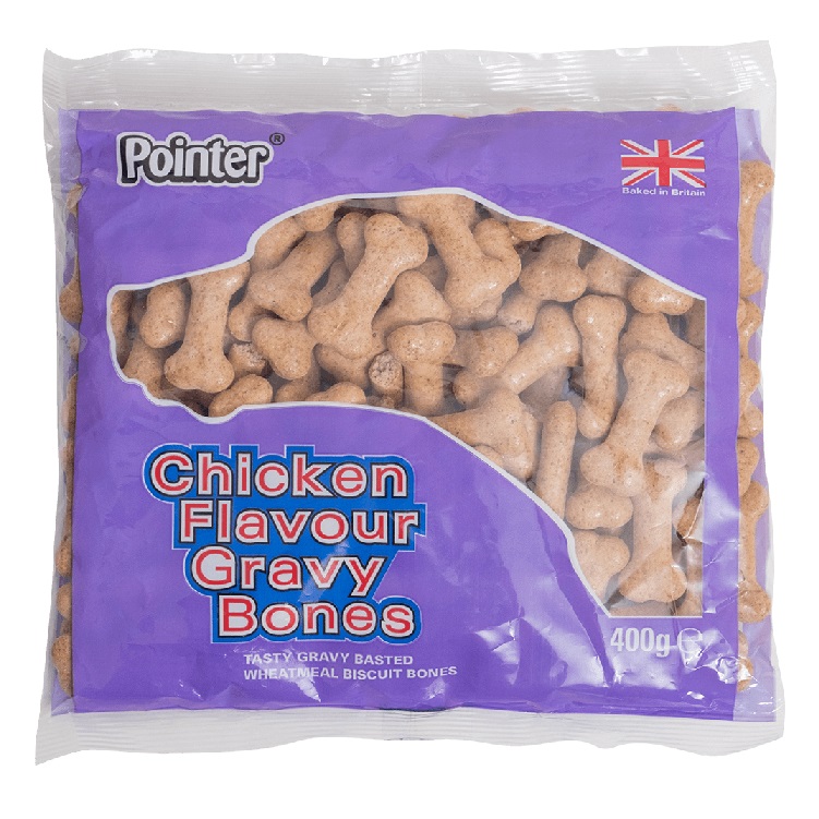 Pointer Gravy Bones Chicken Dog Biscuits, 400g