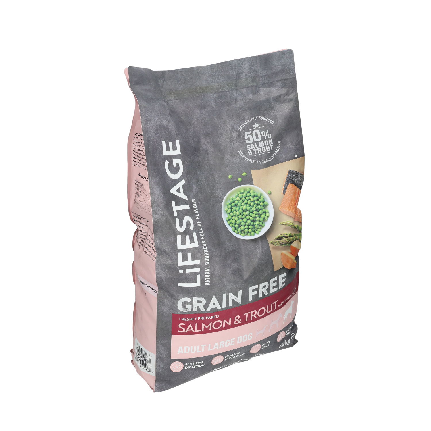 Lifestage Grain Free Dog Food Salmon & Trout with Asparagus 12kg