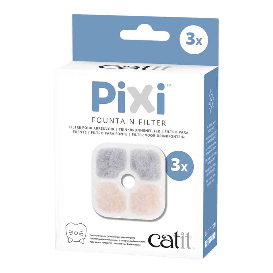 Catit PIXI Drinking Fountain Replacement Filters 3 Pack