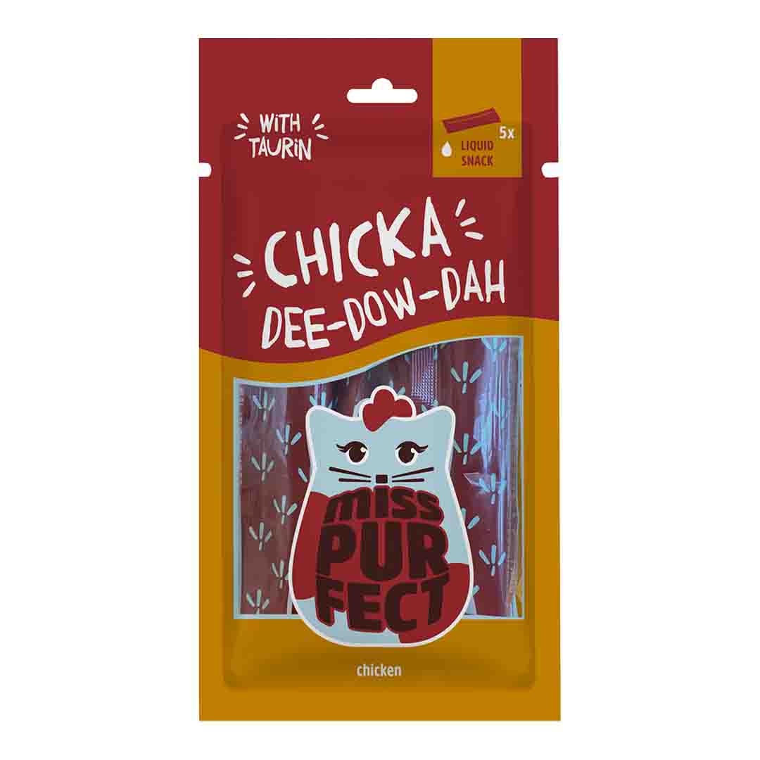 Miss Purfect Liquid Snack Chicken, Cat Treats, 5x14g