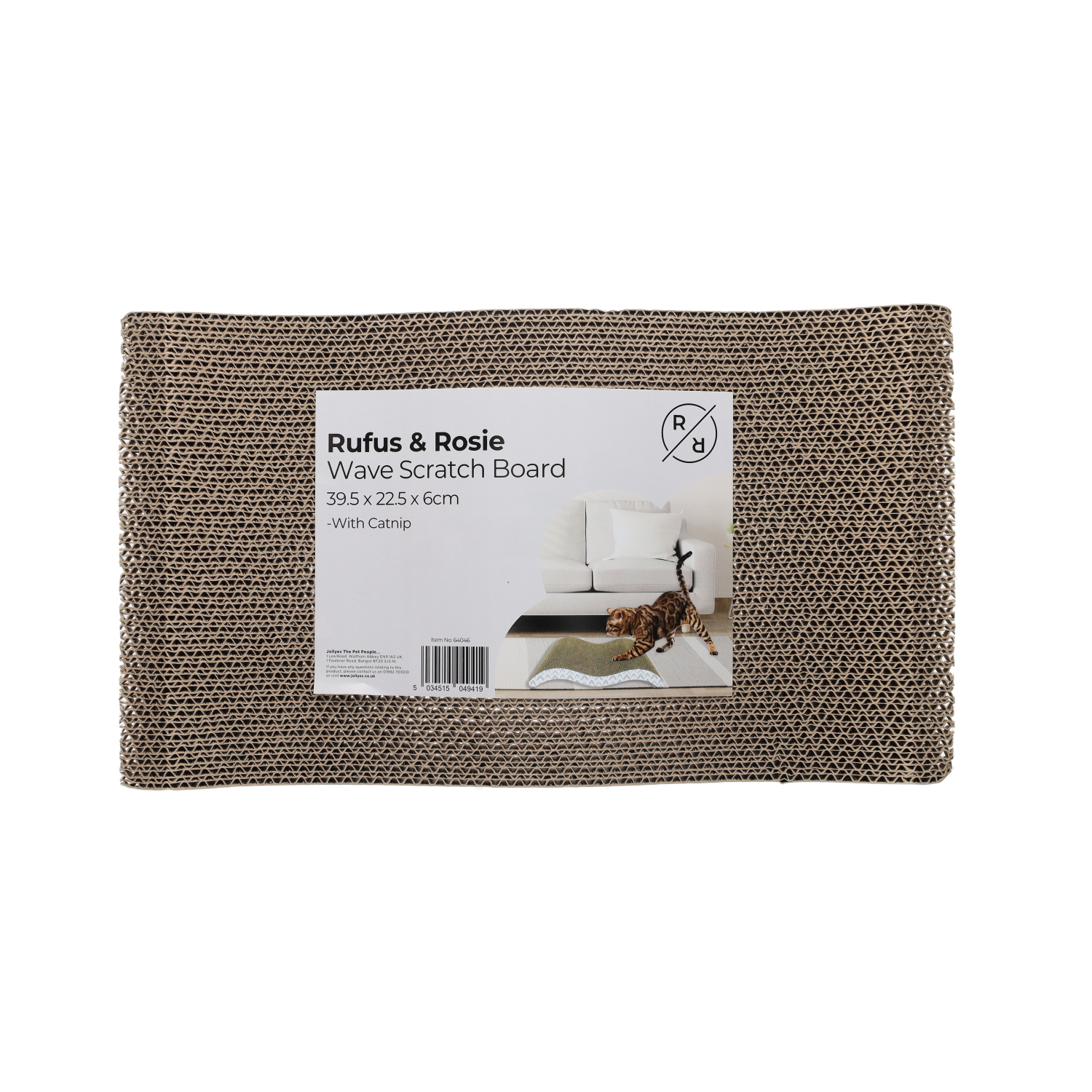 Rufus & Rosie Cat Scratch Matt, Wave Scratch-It Mat