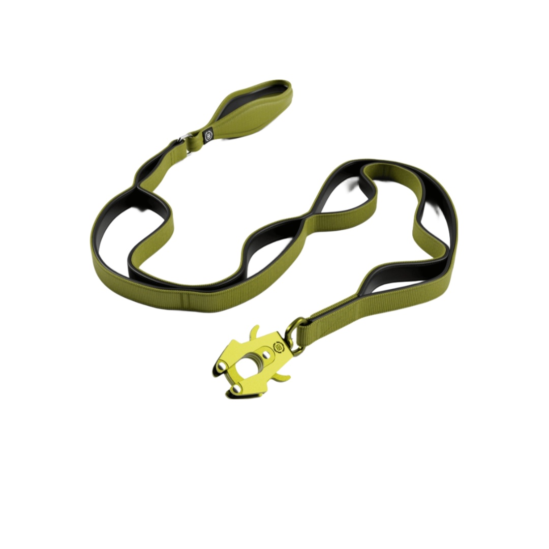 BullyBillows Multiple-Handled 1.4 meter Ladder Lead in Olive Green