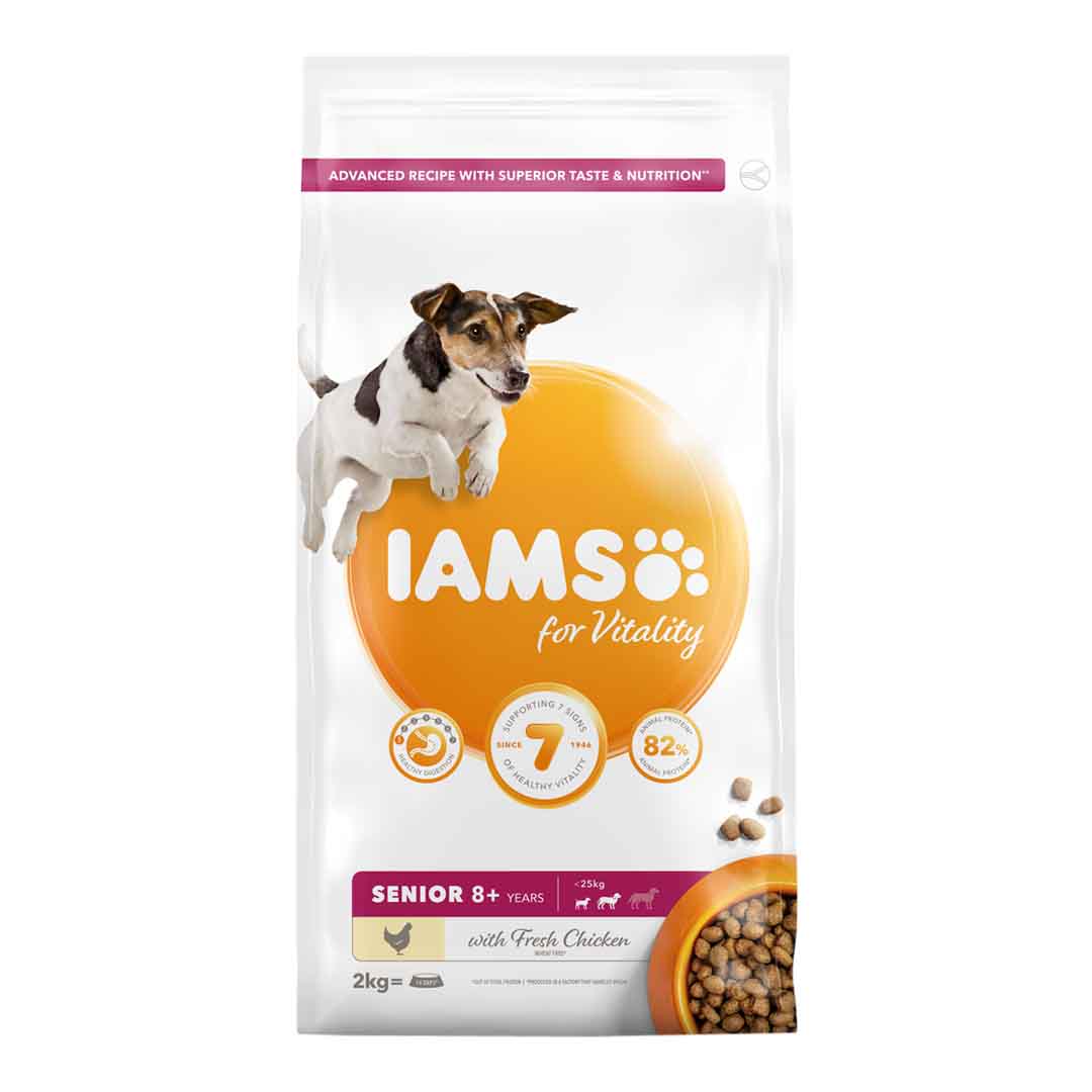 Iams Dog Food Senior Small/Medium 2kg