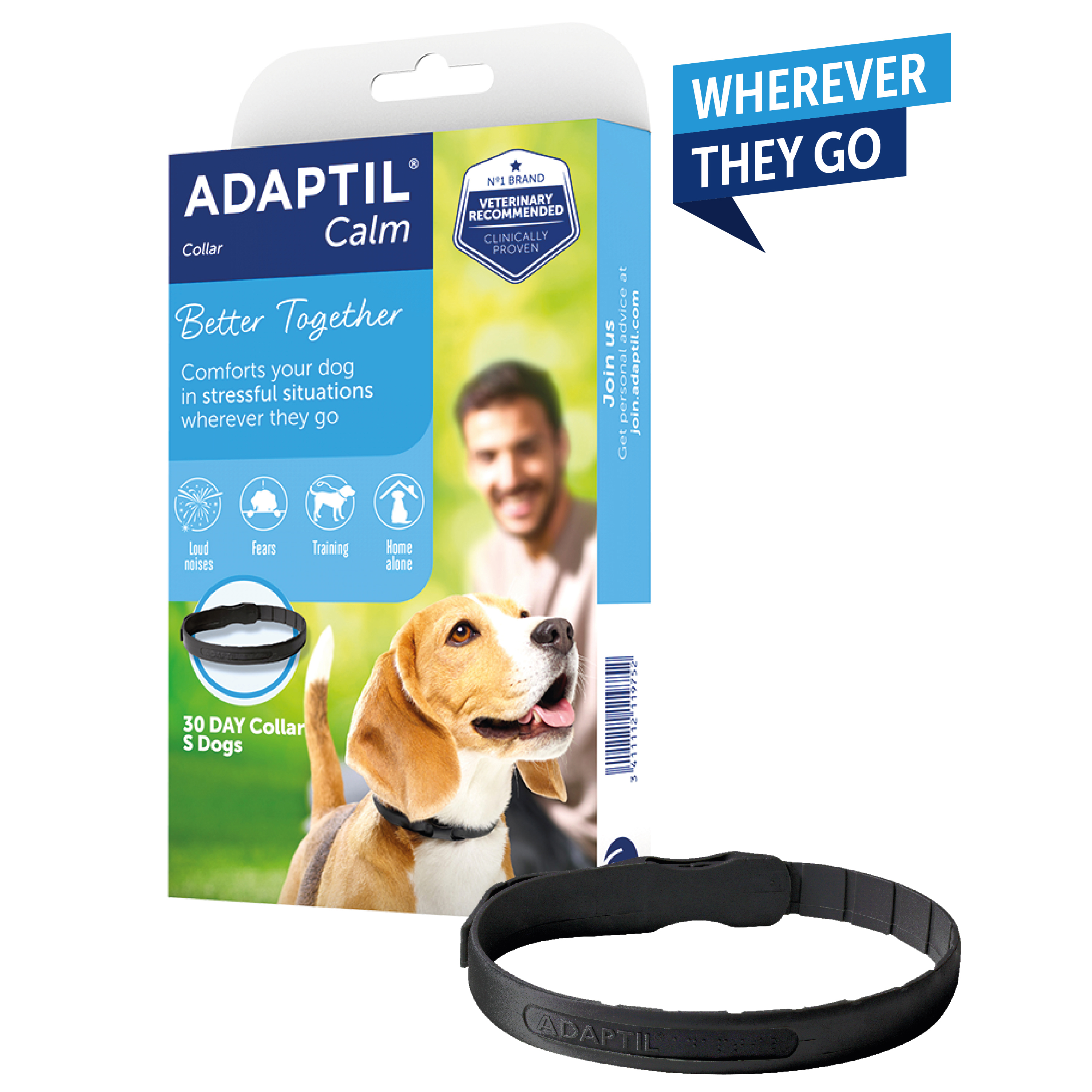 Adaptil Calming Dog Collar, S/M