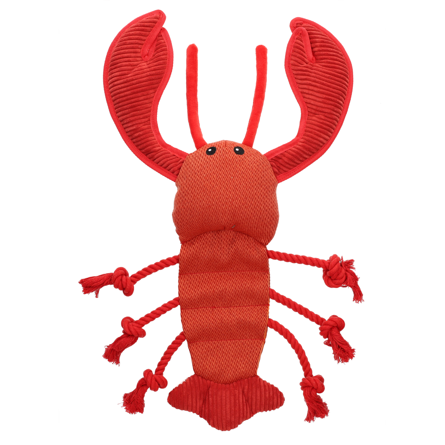 Rufus & Rosie Plush Rope Lobster Dog Toy