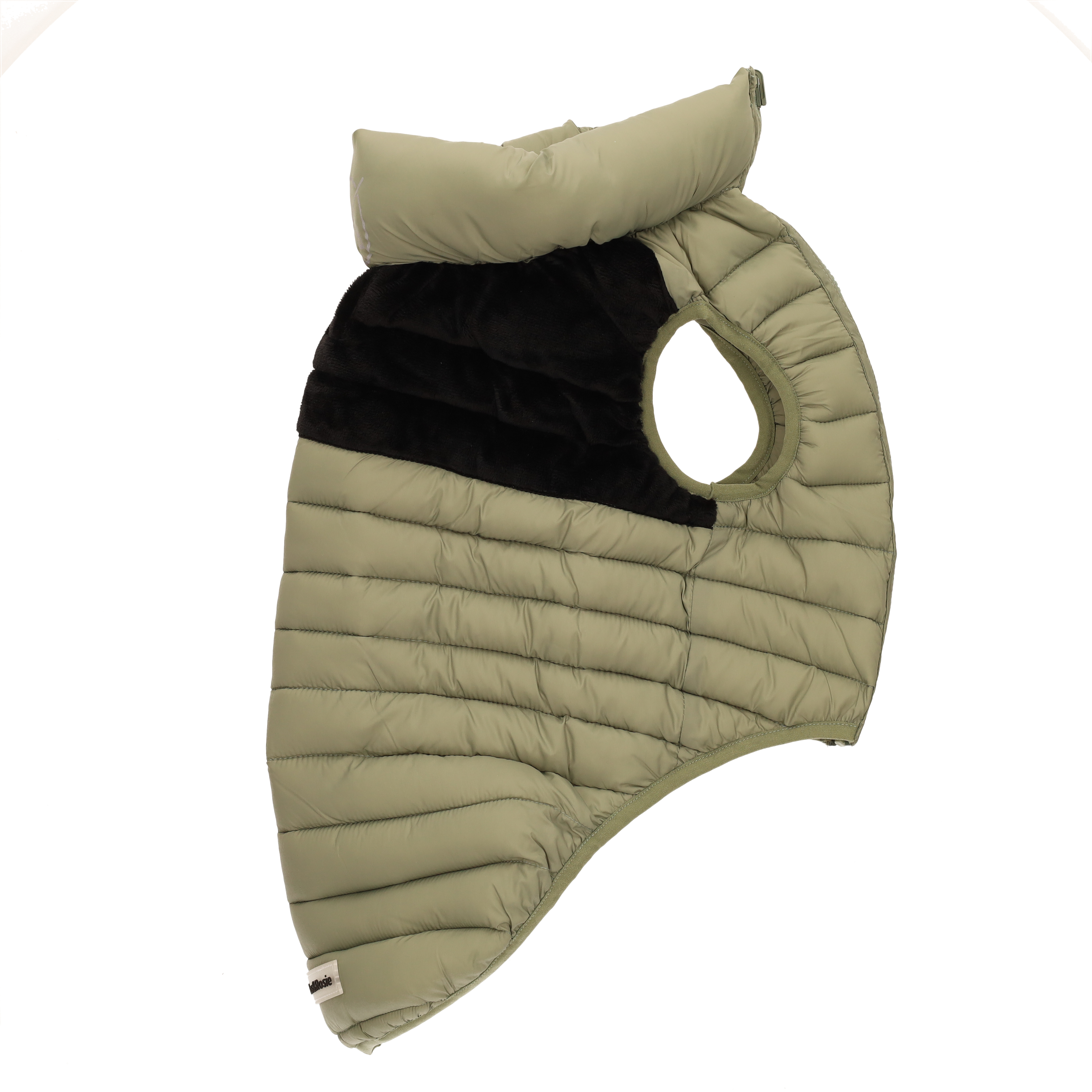 Rufus & Rosie Dog Puffer Jacket Green M Plus