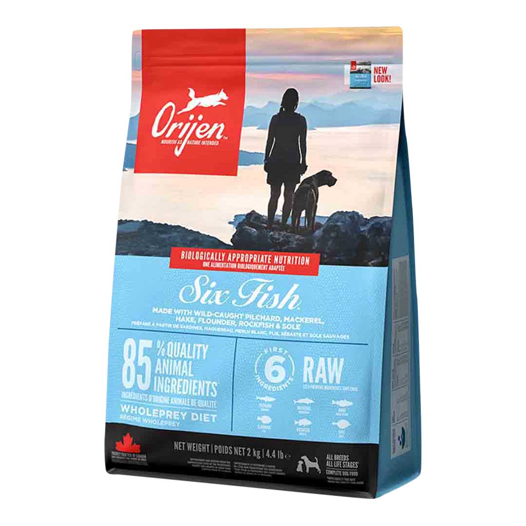 Orijen 6 Adult Dry Dog Food,  Fish, 2kg 
