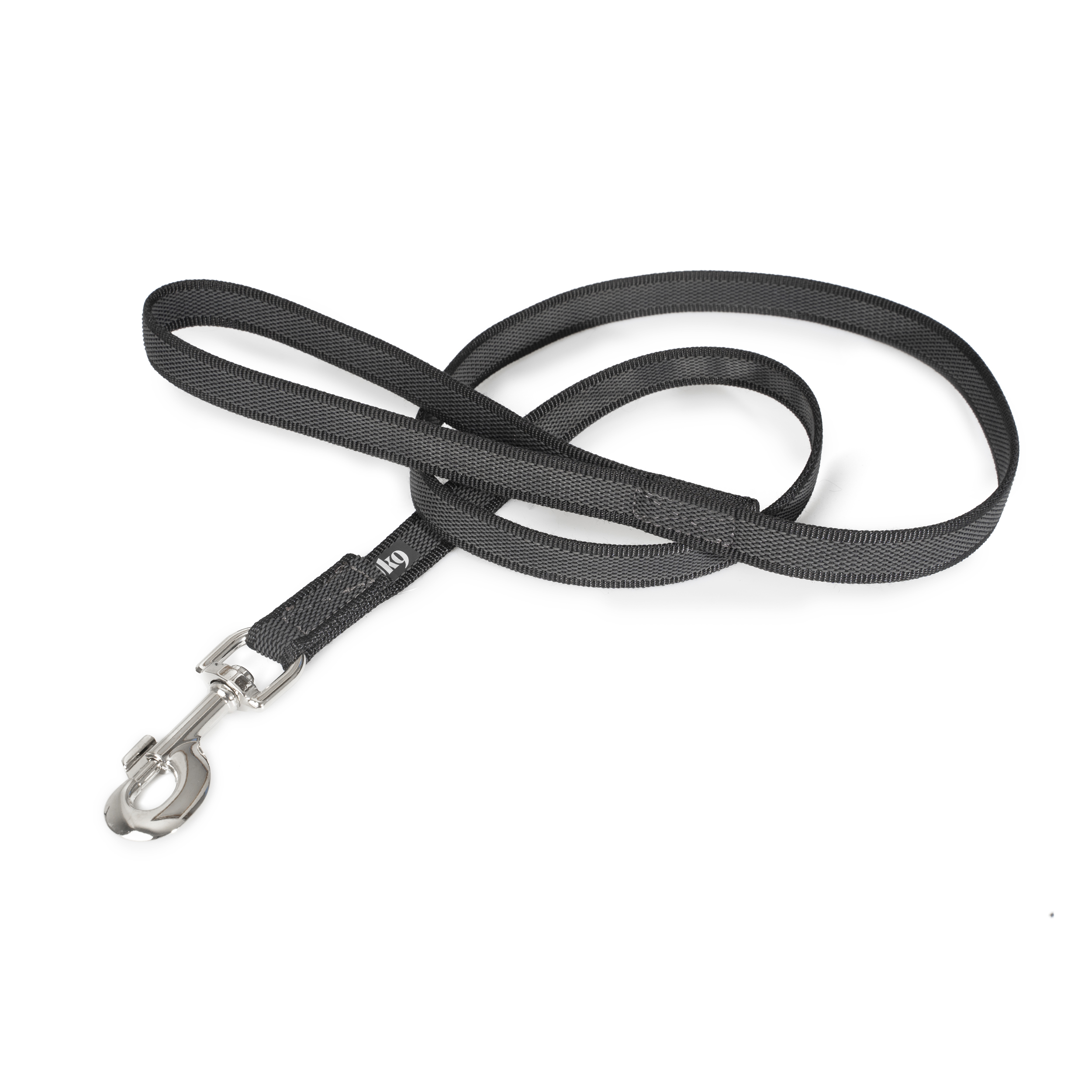 Julius K9 Color & Gray Super Grip Black Dog Lead 20mm