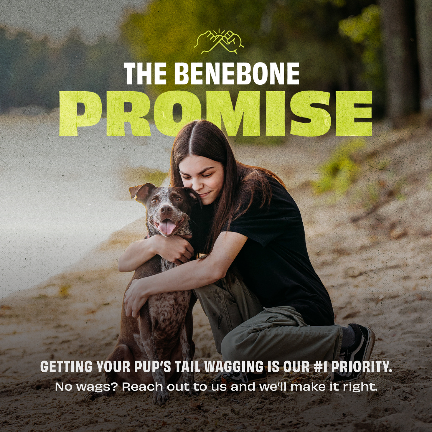 Benebone Rubber Bone Dog Toy