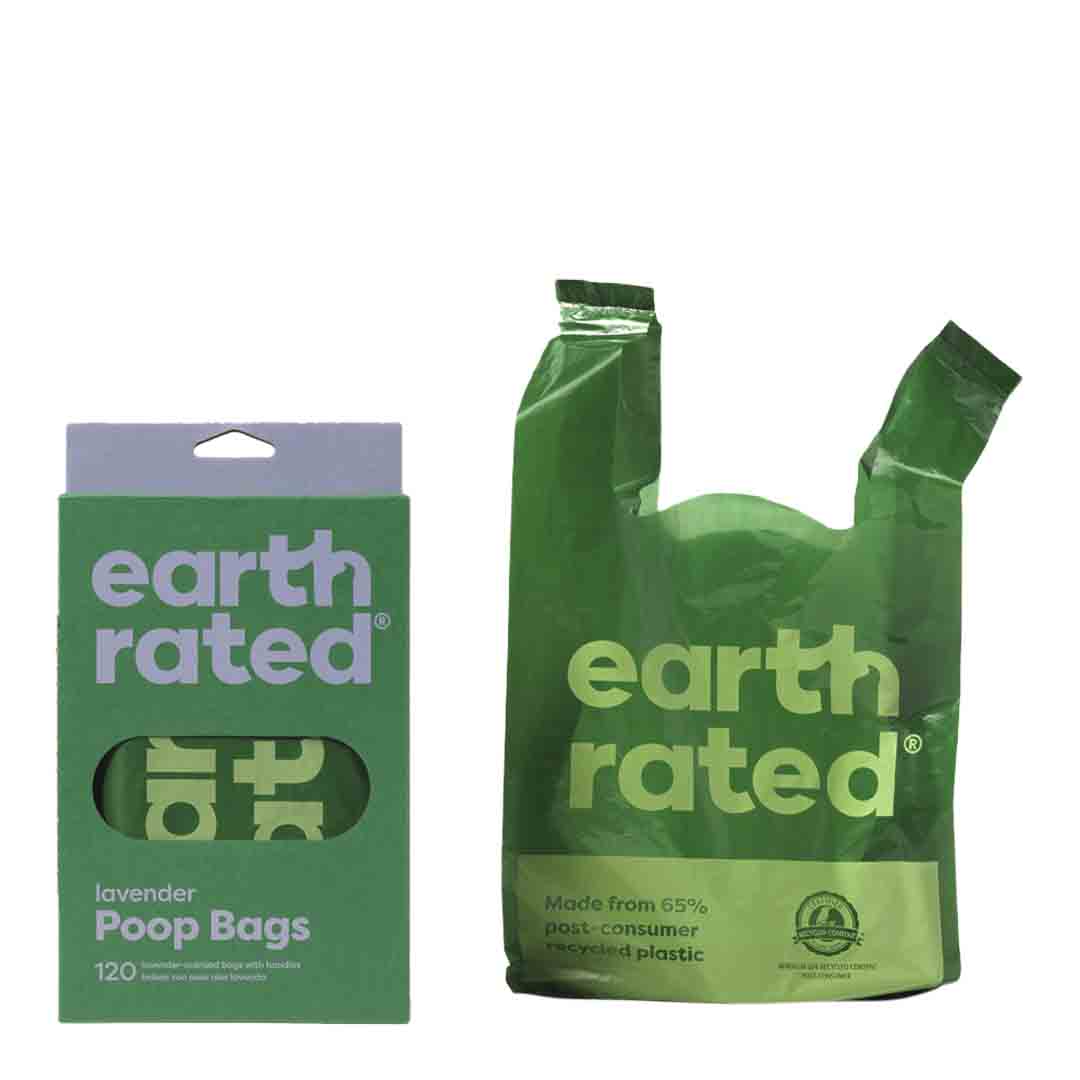 Earth Rated Dog Poop Bags Handle Lavender Scented