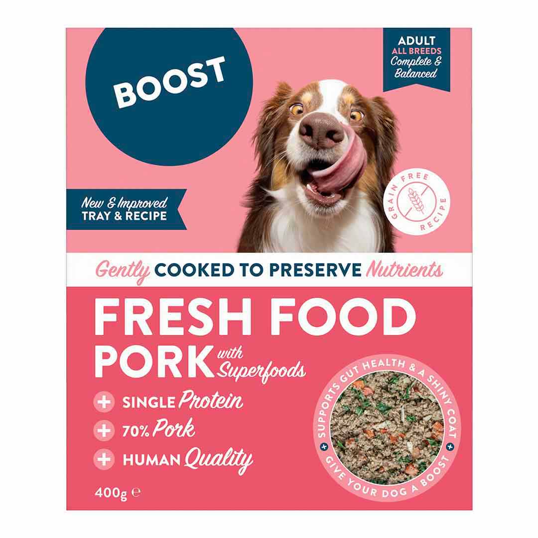 Boost Pork Veg & Superfood Fresh Food Meal 400g