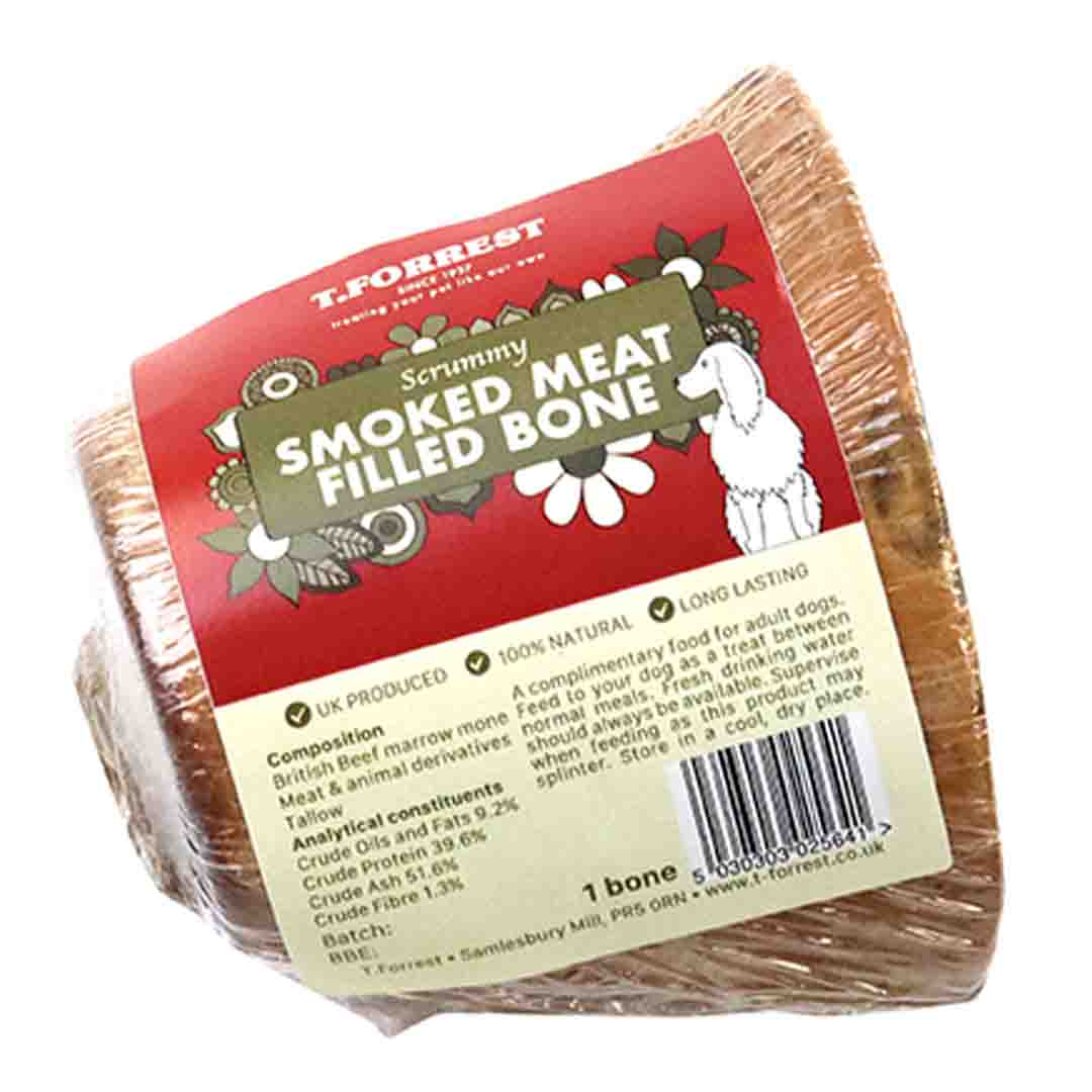 T. Forrest Meat Filled Smoked Bone Dog Chew