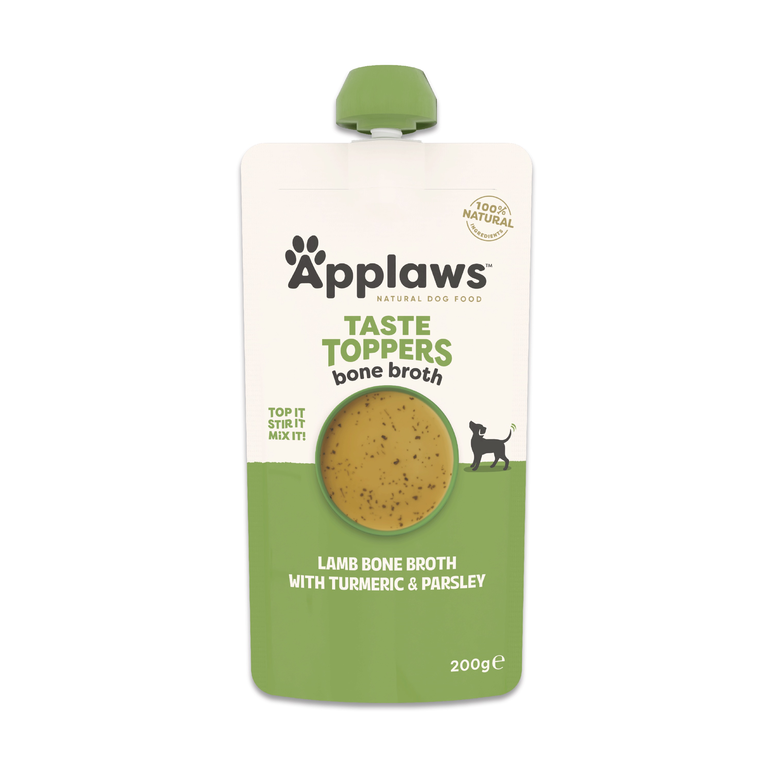 Applaws Taste Toppers Lamb Bone Broth with Turmeric & Parsley 200ml