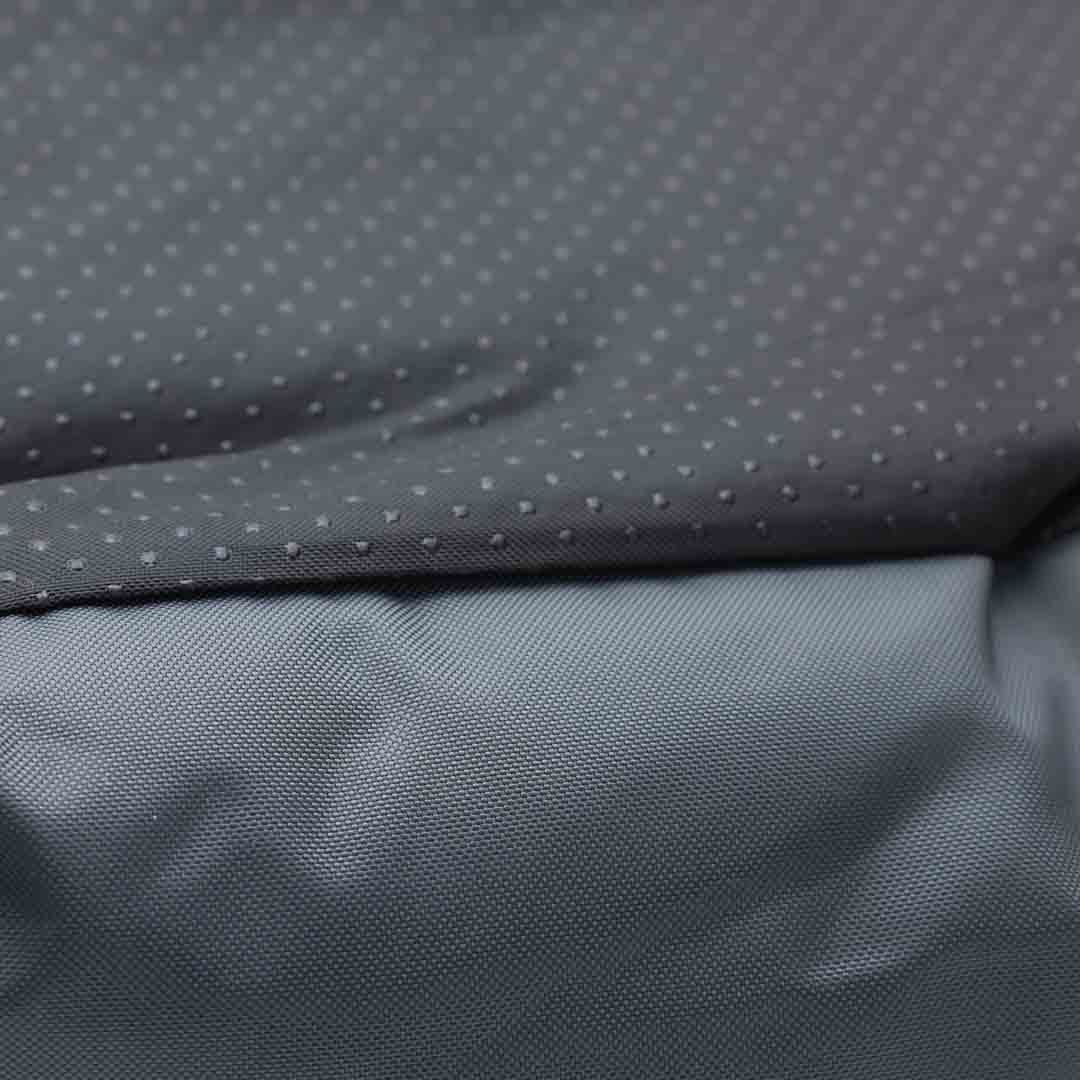 Rosewood Grey Water Resistant Oxford Oval Dog Bed Medium
