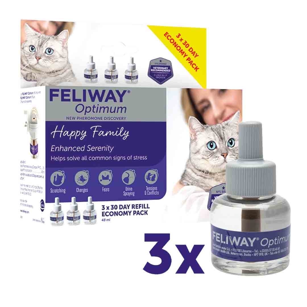 Feliway Optimum Refill 3 Pack