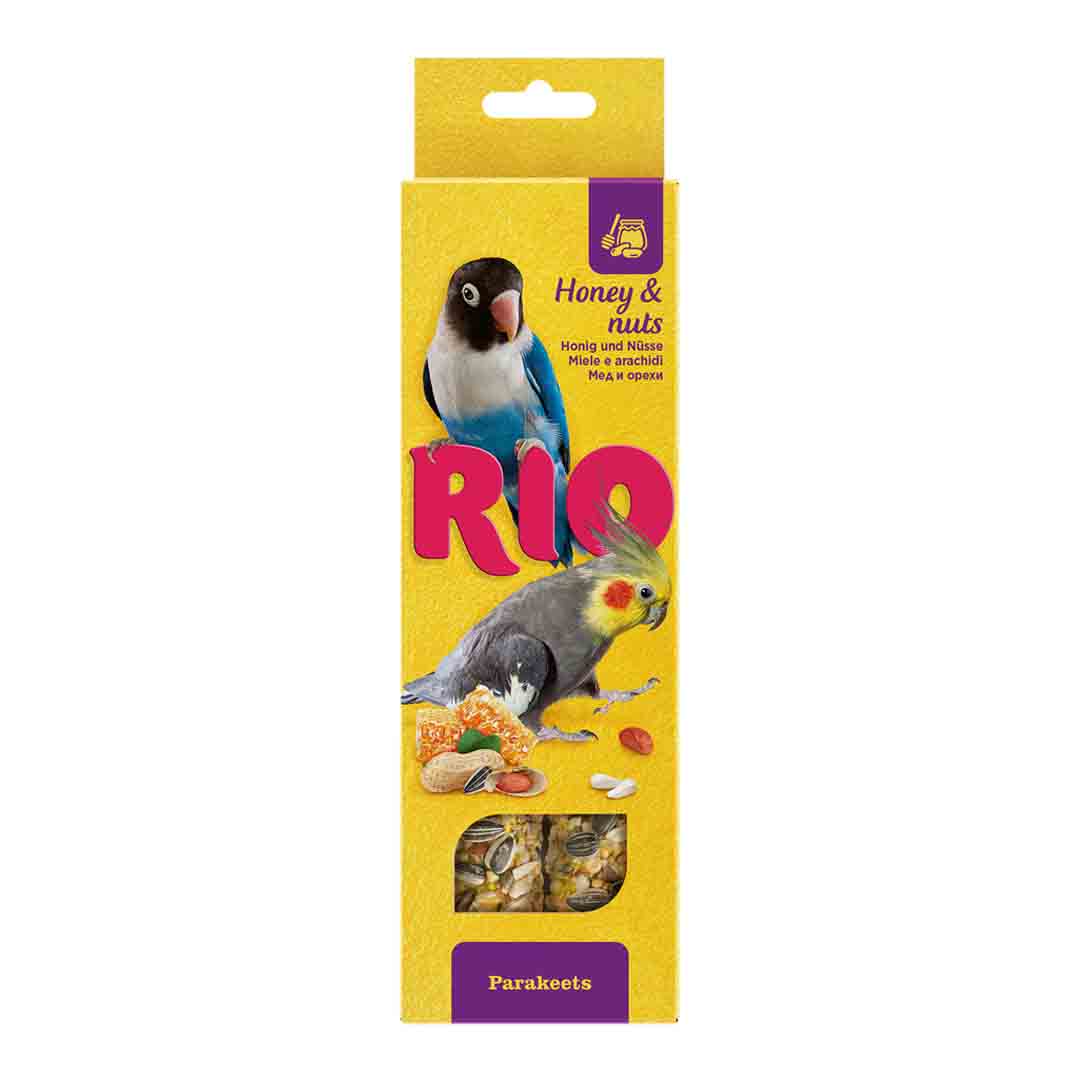 RIO Sticks for Parakeets with Honey and Nuts 2x75g