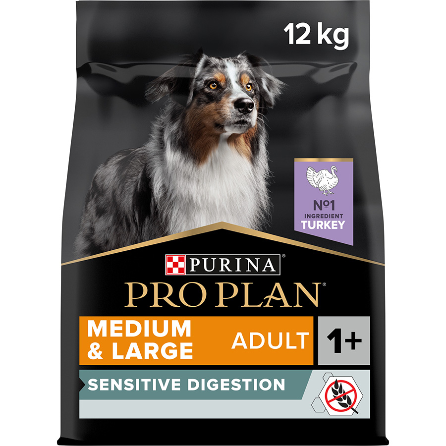 PRO PLAN Grain Free Sensitive Digestion Turkey Dry Dog Food 12kg