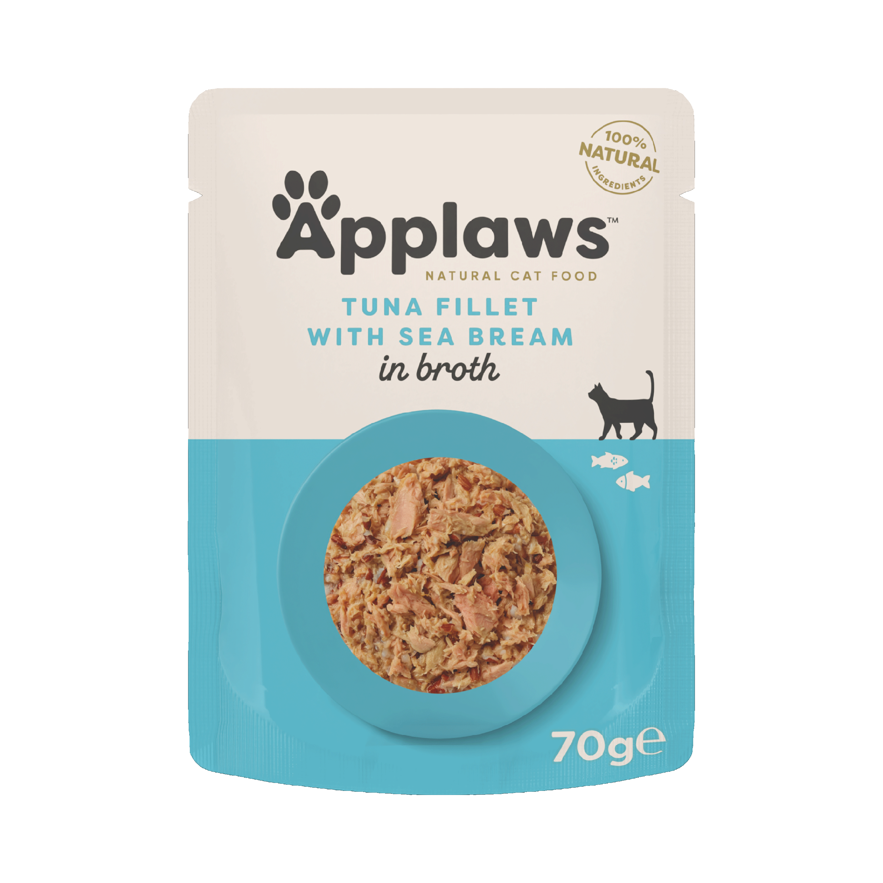 Applaws Cat Food Tuna and Seabream Pouch 70g