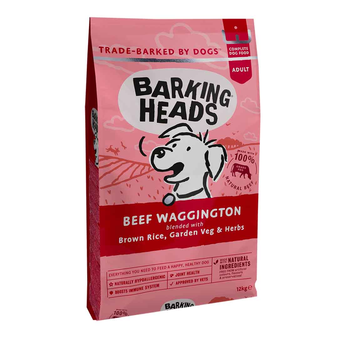 Barking Heads Beef Waggington Dog Food 12kg