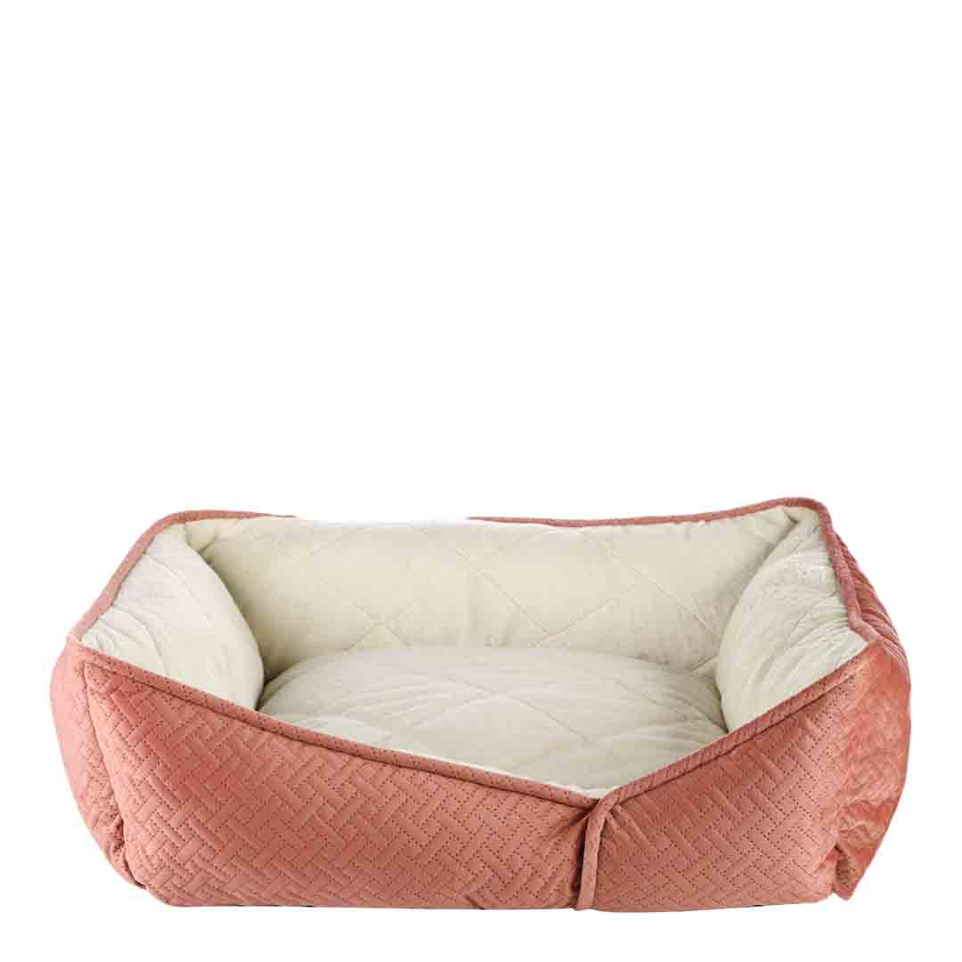 Dream Paws Coral Geometric Shape Dog Sofa Bed Medium