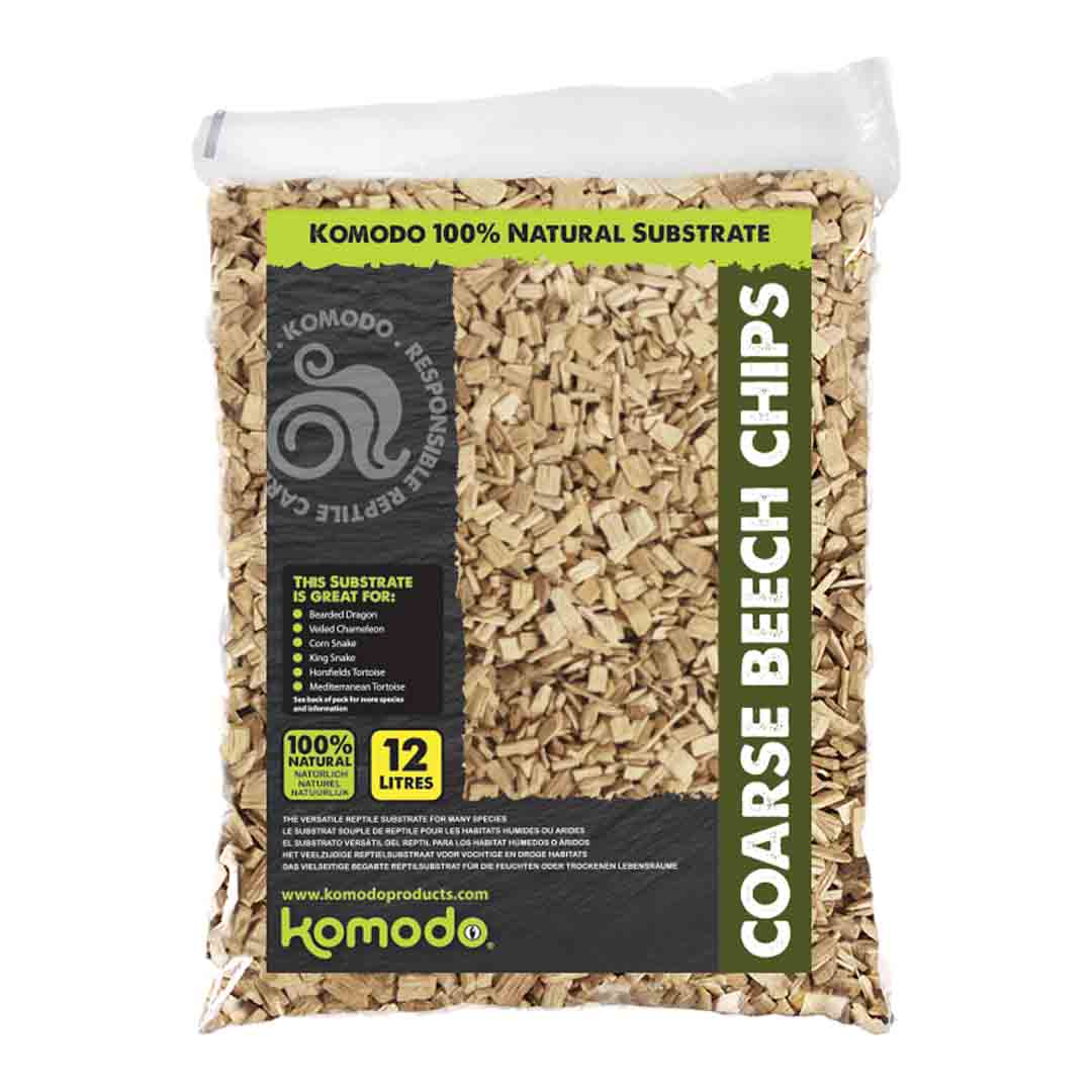 Komodo Beech Chips Coarse 12L