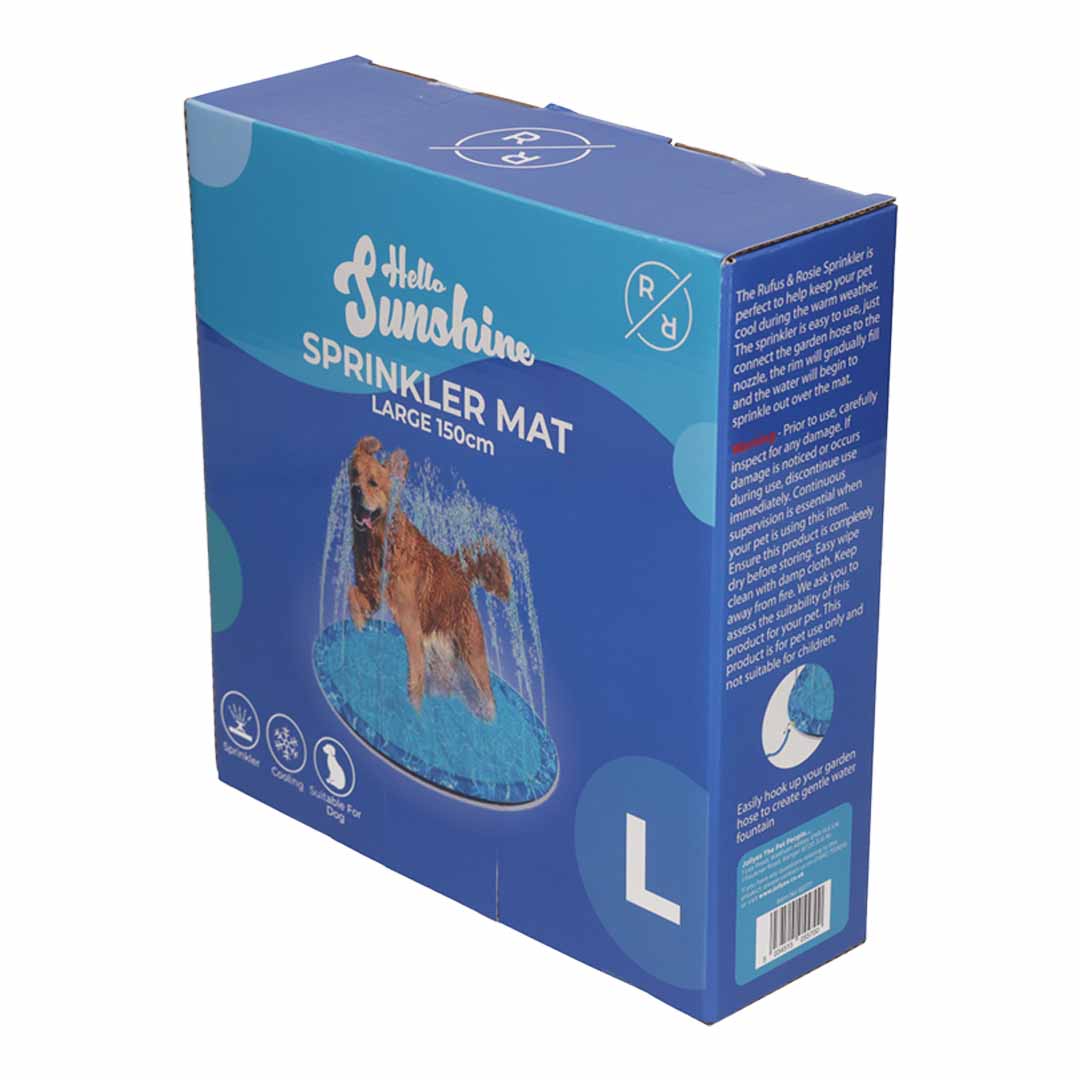 Rufus & Rosie Sprinkler Dog Cooling Mat Large