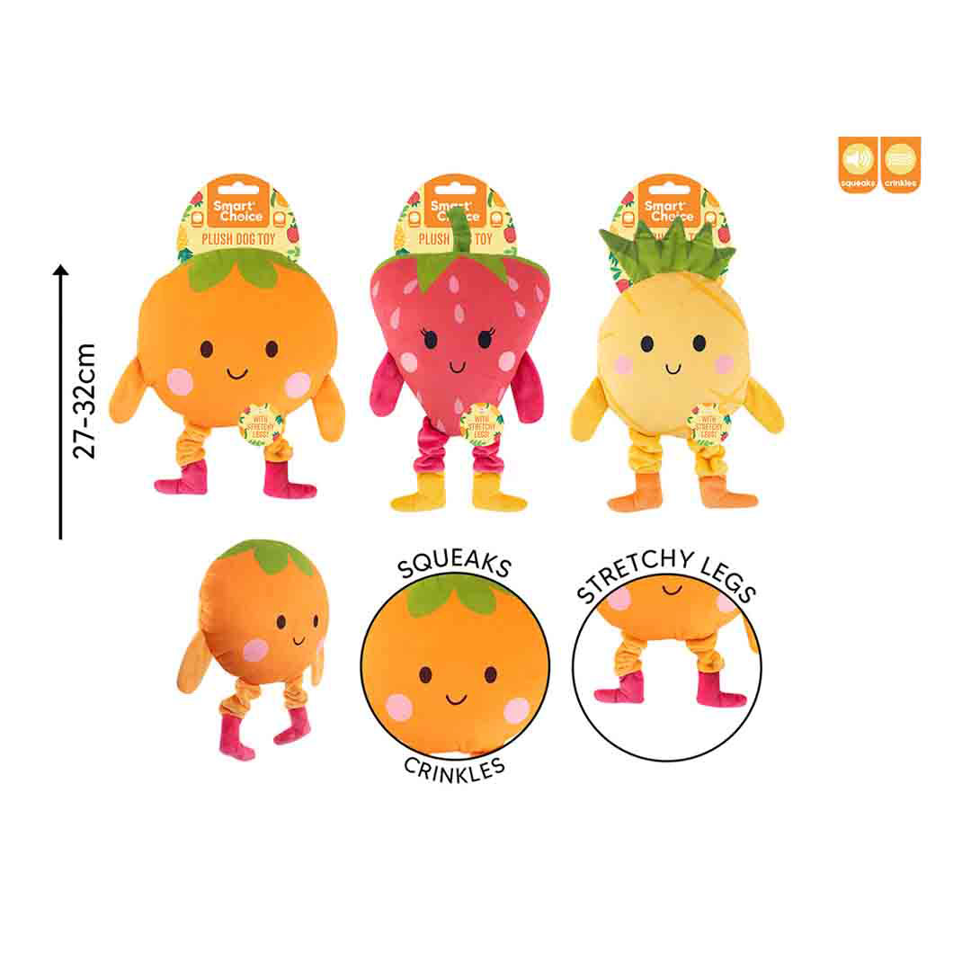 Smart Choice Squeaky Stretchy Leg Dog Toy