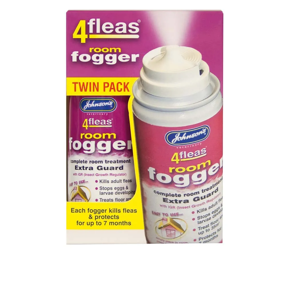 Johnson's 4Fleas Room Fogger Twin Pack 2x100ml