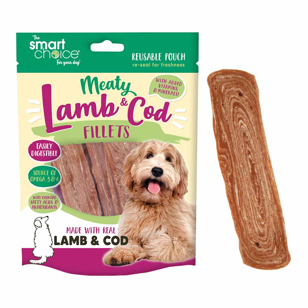 Smart Choice Lamb & Cod Fillet Dog Treats 7 Pack