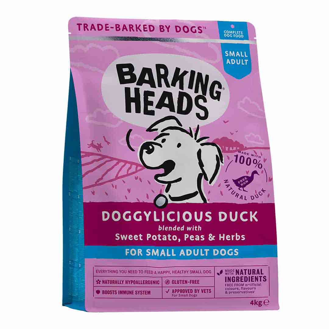 Barking Heads Small Breed Doggylicious Duck Dog Food 4kg