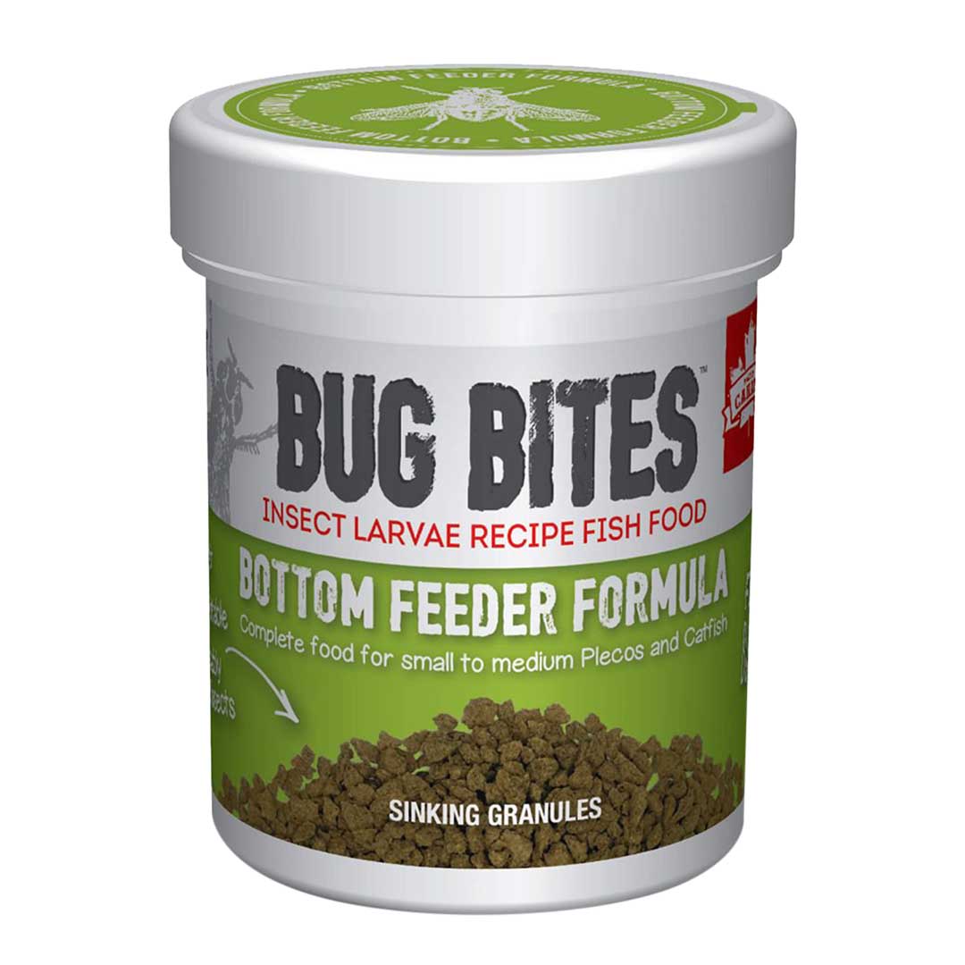 Fluval Bug Bites Bottom Feeder Fish Food Granules, 45g