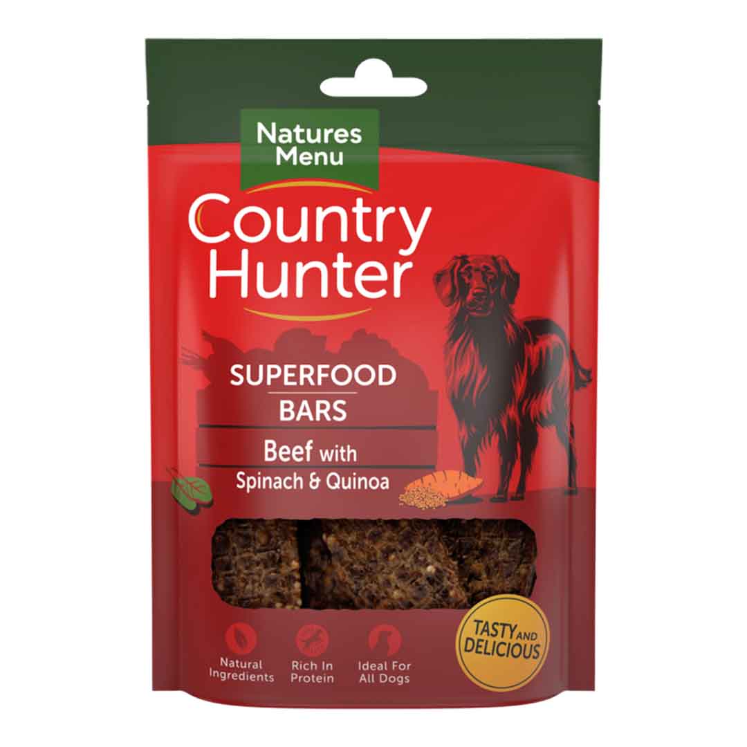 Natures Menu Superfood Bar Beef with Spinach & Quinoa 100g